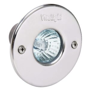 Прожектор галогеновый 50 Вт, 12В AC, круг 110 мм, V4A, 2 м кабель 2x1,5 мм2, BZ