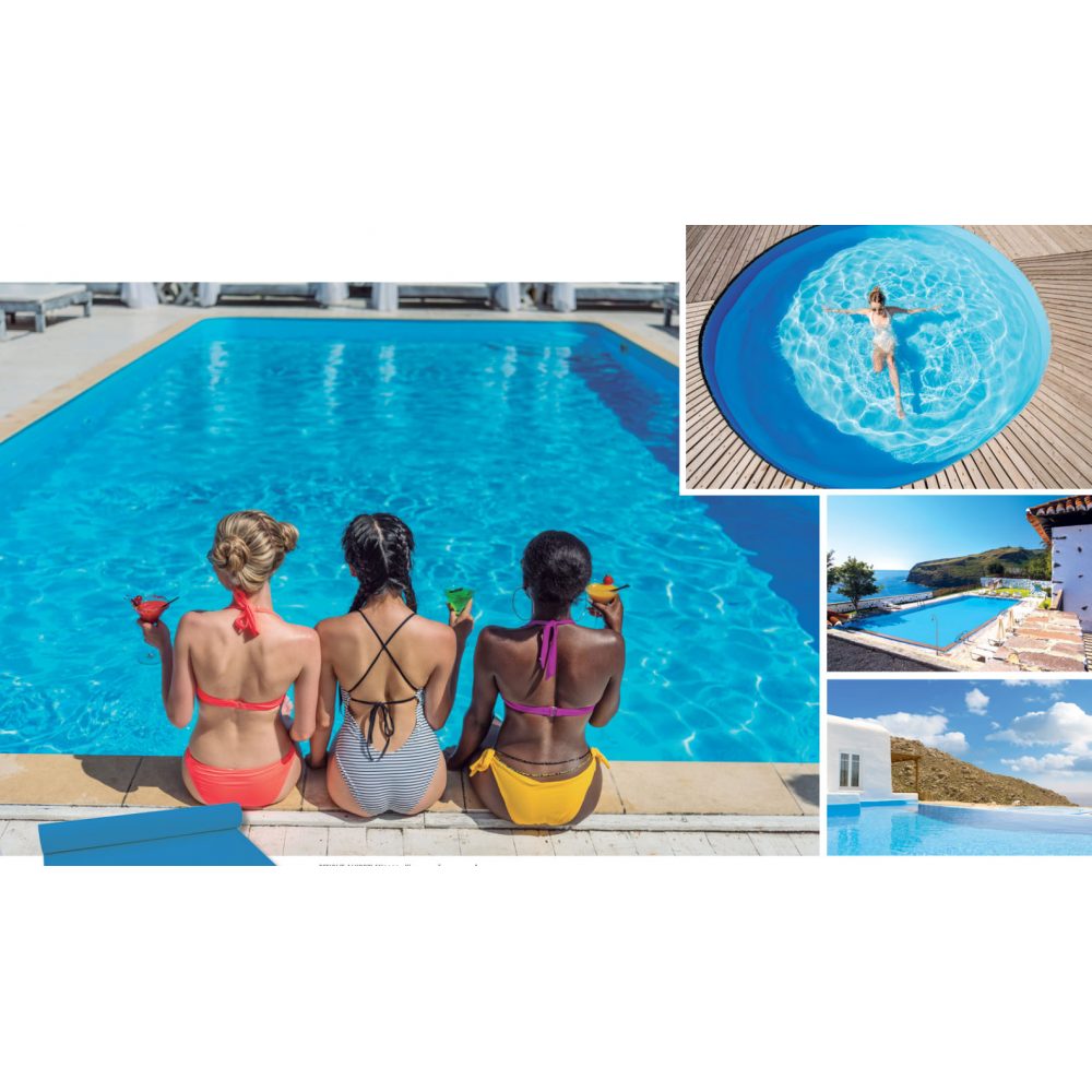 Пленка ПВХ ALKORPLAN 2000 с акрил. слоем Adria Blue (синяя), 1,5 мм, 1,65х25 — изображение 2