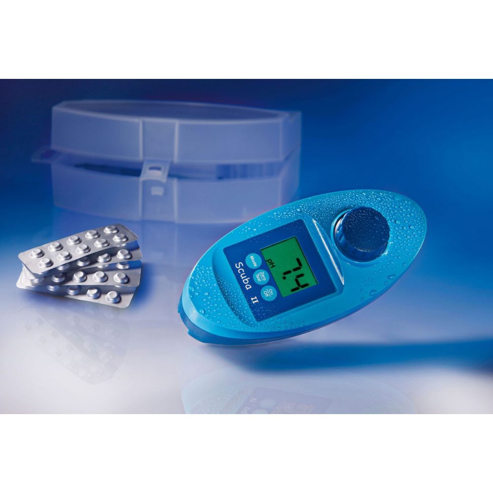 Electronic Pooltester Scuba II хлор, pH,TA, стабилизатор, бром — изображение 2