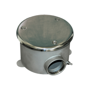 Донный слив круглый Ø160х100 2" с антивихр.кр. плитка (AISI 304)