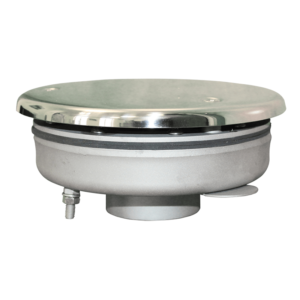 Водозабор с антивихр. крышкой Ø160х100 (внутр. 2") плитка (AISI 304)