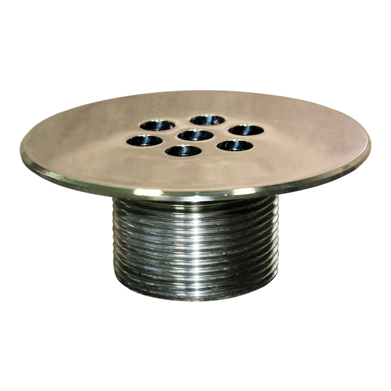 Форсунка донная Ø90 (наружная 1,5") плитка (AISI 304)