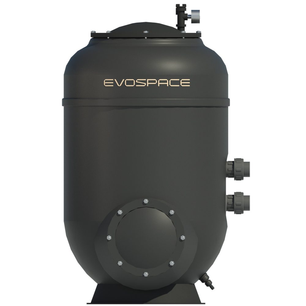 Фильтр Evo Galaxia Pro, d= 610 мм, DN40, засыпка - 600 мм, H = 1080 мм, звезда, без кл.