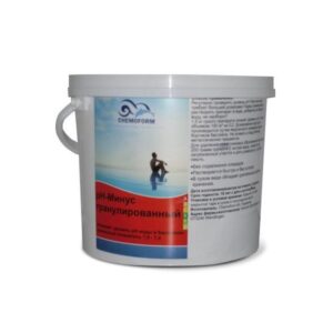 Средство для понижения уровня рН воды, РН минус гранулированный, 5 кг. Chemoform(Германия)