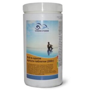 Все-в-одном мульти-таблетки (200г), 1 кг. Chemoform(Германия)
