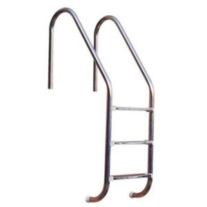 Лестница STANDARD 304, 4-ступ., накл.-антислип, AISI 304, (в к-те с крепежом и пластк. закл.)